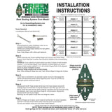 Green Hinge System 5766951 Steel Commercial Garage Door Hinge for 6